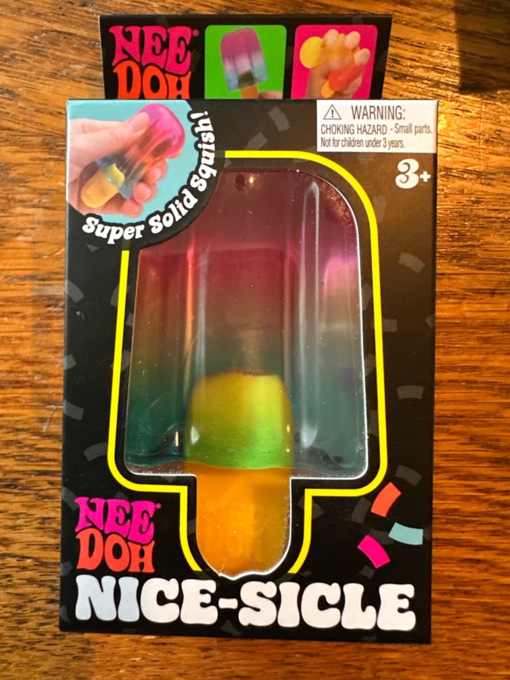 NeeDoh Nice-Sicle Rainbow Popsicle Squishy
